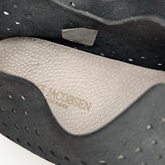 Ilse Jacobsen Hornbæk Tulip Platform Slip-On Shoes Women's Black Size US8.5 EU39 - Picture 11 of 12